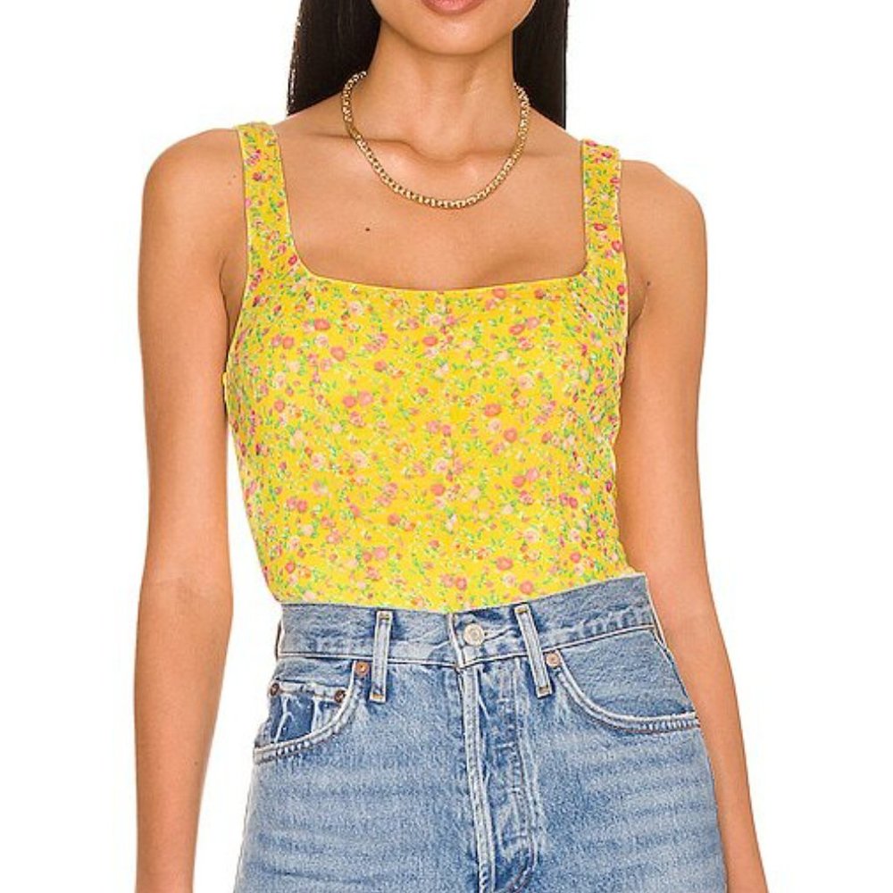 AFRM Mesh cropped Tank